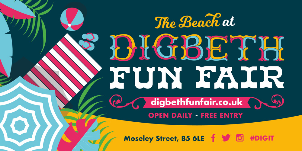 Digbeth Fun Fair Digital Screen